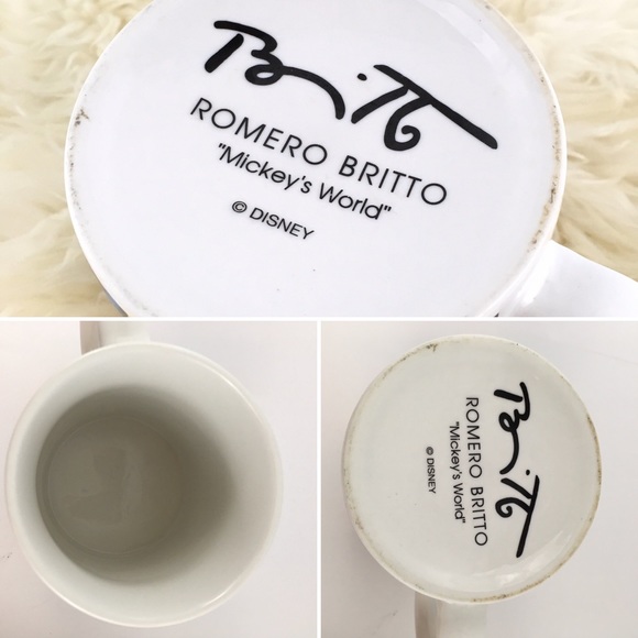 Romero Britto Mickey’s World 1997 Mug Mickey Mouse - Picture 8 of 8